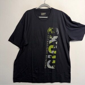 Kuiu Ultralight Hunting T Shirt XXL Black Ram Logo Short Sleeve
